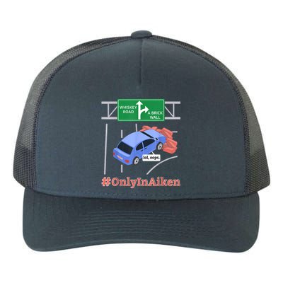 Aiken, SC, Brick Wall Meme Yupoong Adult 5-Panel Trucker Hat