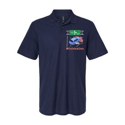 Aiken, SC, Brick Wall Meme Softstyle Adult Sport Polo