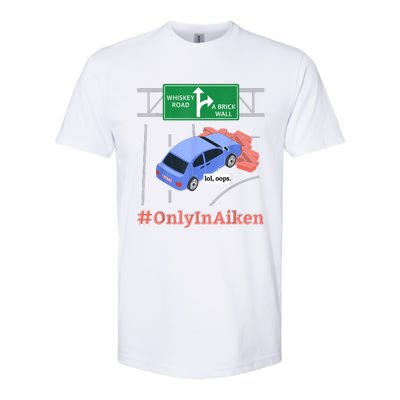 Aiken, SC, Brick Wall Meme Softstyle CVC T-Shirt