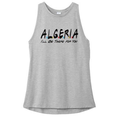 Algeria Supporter Bulk Gifts Algeria Lover Ladies PosiCharge Tri-Blend Wicking Tank