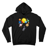 Astronaut Space Balloon Planet Science Solar System Hoodie