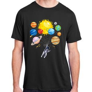 Astronaut Space Balloon Planet Science Solar System Adult ChromaSoft Performance T-Shirt