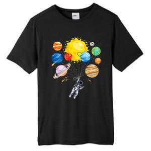 Astronaut Space Balloon Planet Science Solar System Tall Fusion ChromaSoft Performance T-Shirt