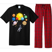 Astronaut Space Balloon Planet Science Solar System Pajama Set