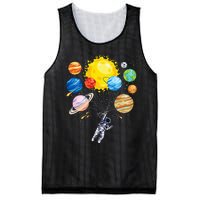 Astronaut Space Balloon Planet Science Solar System Mesh Reversible Basketball Jersey Tank