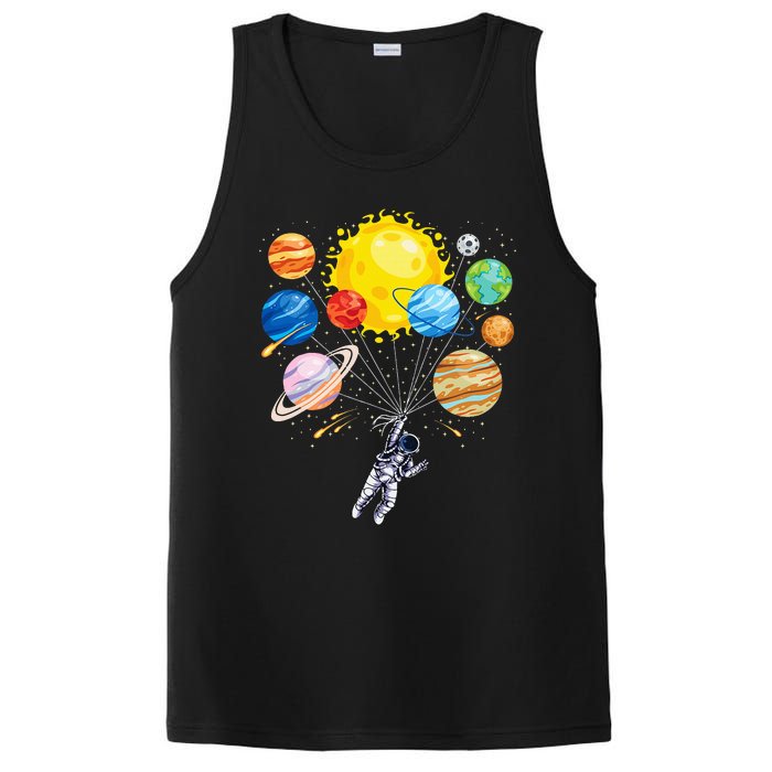 Astronaut Space Balloon Planet Science Solar System PosiCharge Competitor Tank