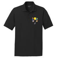 Astronaut Space Balloon Planet Science Solar System PosiCharge RacerMesh Polo