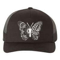 Anti Social Butterfly Introvert Funny Sarcastic Yupoong Adult 5-Panel Trucker Hat