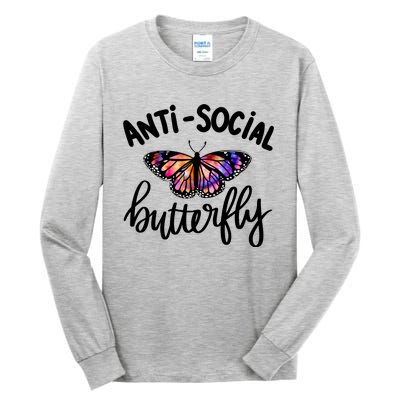 Anti Social Butterfly Tall Long Sleeve T-Shirt