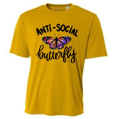 Anti Social Butterfly Cooling Performance Crew T-Shirt