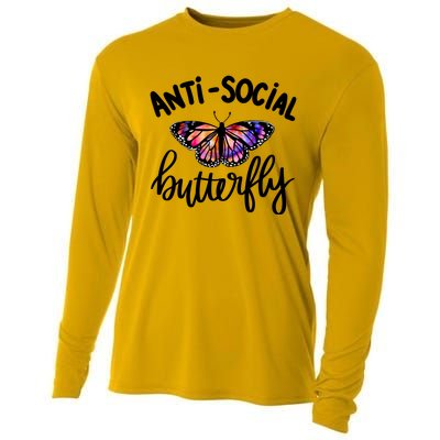 Anti Social Butterfly Cooling Performance Long Sleeve Crew