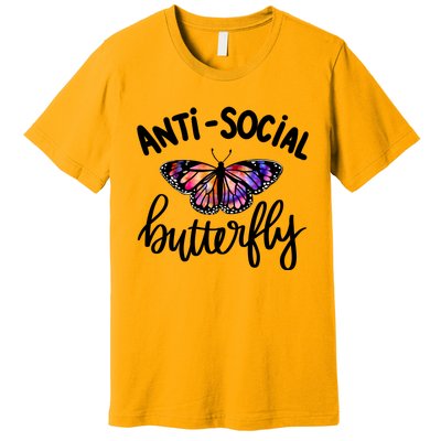 Anti Social Butterfly Premium T-Shirt