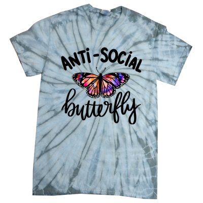 Anti Social Butterfly Tie-Dye T-Shirt