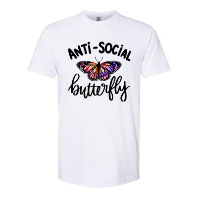 Anti Social Butterfly Softstyle CVC T-Shirt