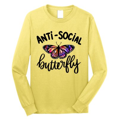 Anti Social Butterfly Long Sleeve Shirt