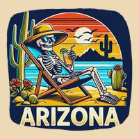 Arizona Skeleton Bone Dry Heat Bag