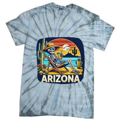 Arizona Skeleton Bone Dry Heat Tie-Dye T-Shirt