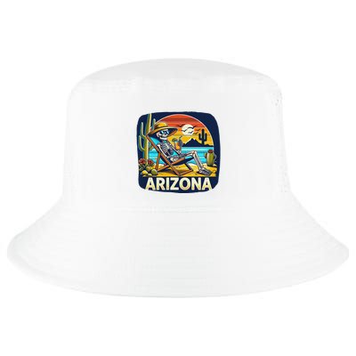 Arizona Skeleton Bone Dry Heat Cool Comfort Performance Bucket Hat