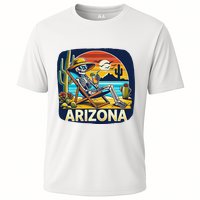 Arizona Skeleton Bone Dry Heat Cooling Performance Crew T-Shirt
