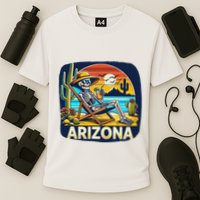 Arizona Skeleton Bone Dry Heat Cooling Performance Crew T-Shirt