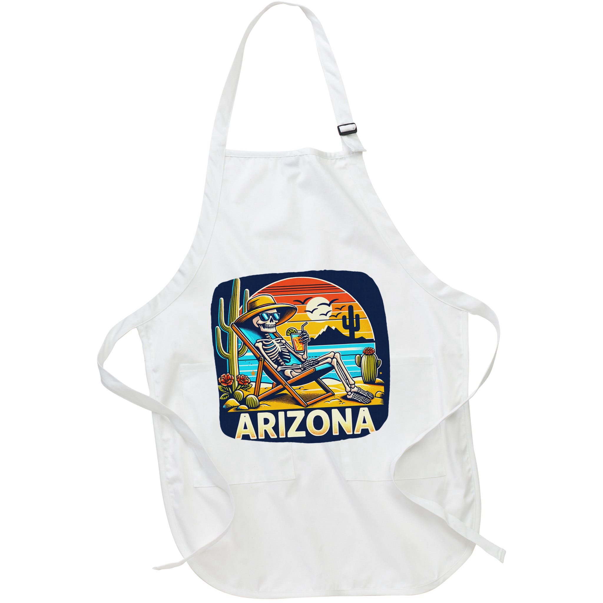 Arizona Skeleton Bone Dry Heat Apron