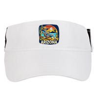 Arizona Skeleton Bone Dry Heat Adult Drive Performance Visor
