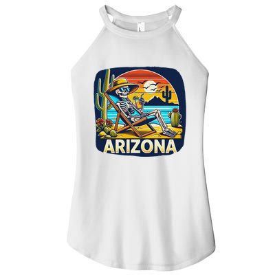 Arizona Skeleton Bone Dry Heat Women's Perfect Tri Rocker Tank
