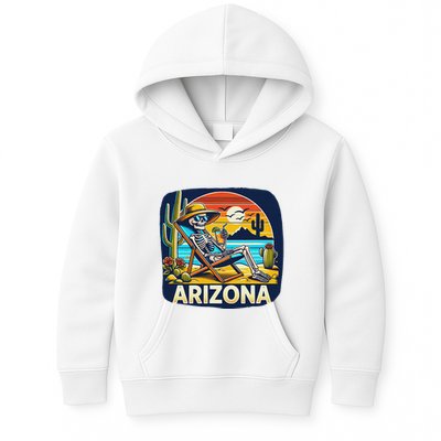 Arizona Skeleton Bone Dry Heat Kids Hoodie