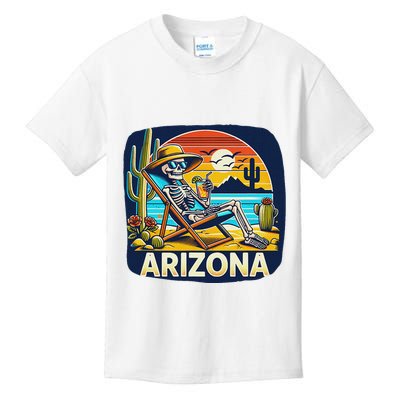 Arizona Skeleton Bone Dry Heat Kids T-Shirt