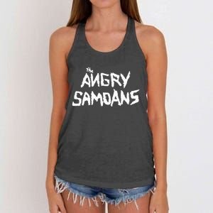 Angry Samoans Band Women's Knotted Racerback Tank