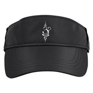 Ancient Sanskrit Breathe Om Yoga Meditation Symbol Adult Drive Performance Visor