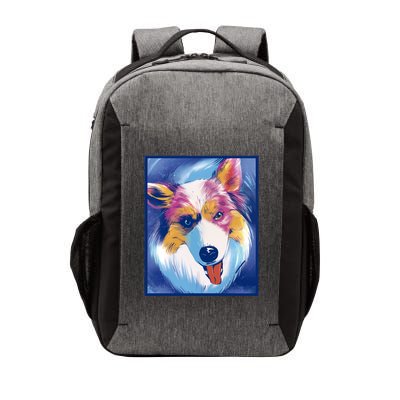 Australian Shepherd Colorful Dog Vector Backpack