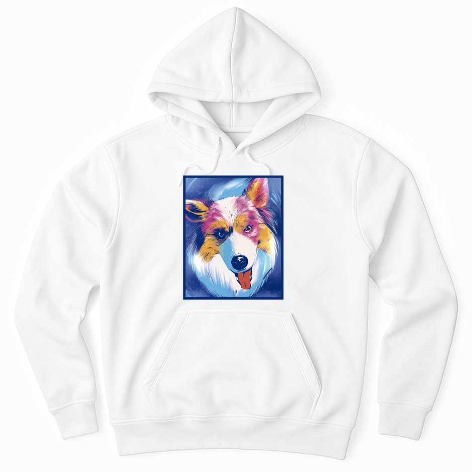 Australian Shepherd Colorful Dog Hoodie