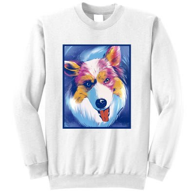 Australian Shepherd Colorful Dog Sweatshirt