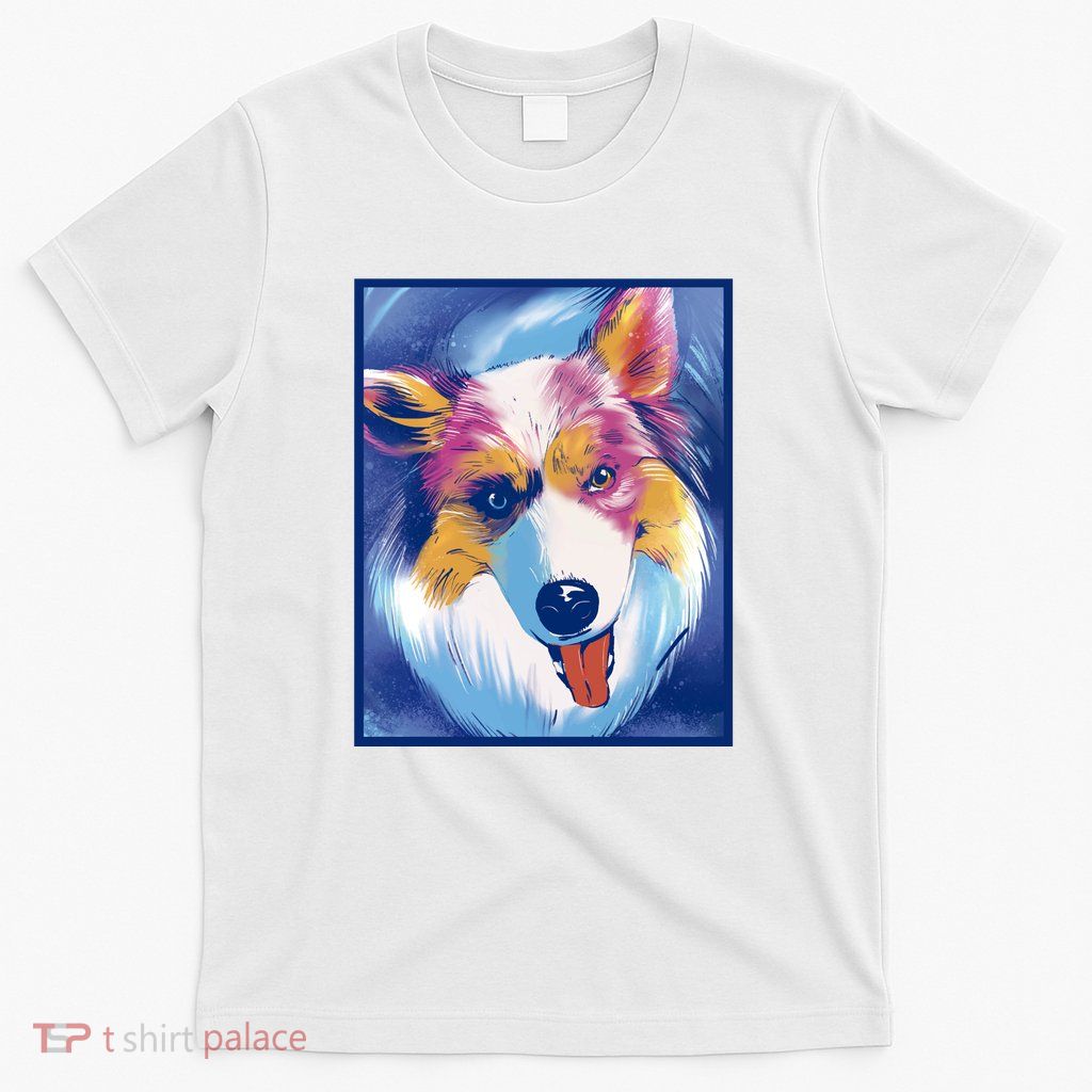 Australian Shepherd Colorful Dog T-Shirt