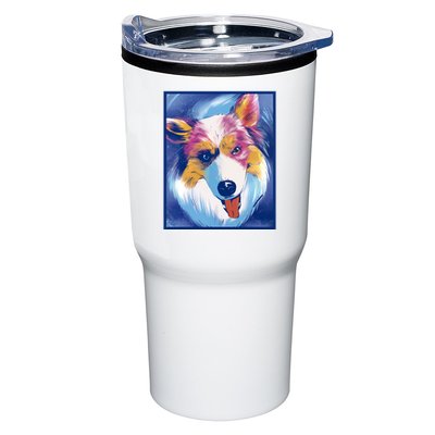Australian Shepherd Colorful Dog Tumbler
