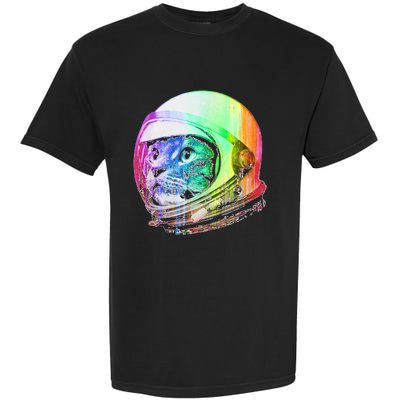 Astronaut Space Cat (Digital Rainbow Version) Garment-Dyed Heavyweight T-Shirt