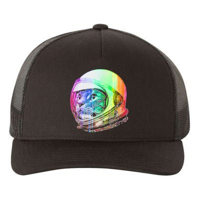 Astronaut Space Cat (Digital Rainbow Version) Yupoong Adult 5-Panel Trucker Hat