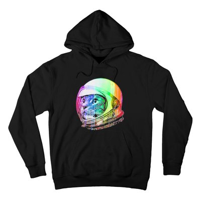 Astronaut Space Cat (Digital Rainbow Version) Hoodie