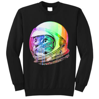 Astronaut Space Cat (Digital Rainbow Version) Sweatshirt