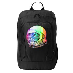 Astronaut Space Cat (Digital Rainbow Version) City Backpack