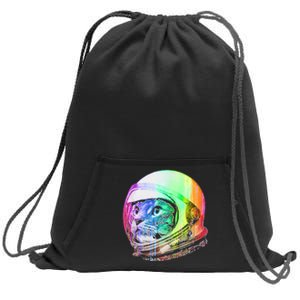 Astronaut Space Cat (Digital Rainbow Version) Sweatshirt Cinch Pack Bag