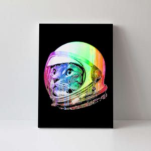 Astronaut Space Cat (Digital Rainbow Version) Canvas