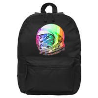 Astronaut Space Cat (Digital Rainbow Version) 16 in Basic Backpack