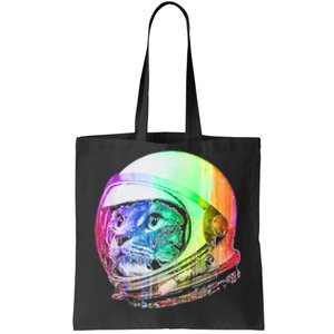 Astronaut Space Cat (Digital Rainbow Version) Tote Bag