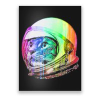 Astronaut Space Cat (Digital Rainbow Version) Poster