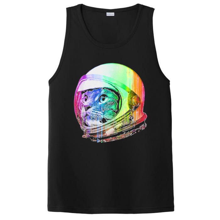 Astronaut Space Cat (Digital Rainbow Version) PosiCharge Competitor Tank