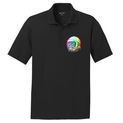 Astronaut Space Cat (Digital Rainbow Version) PosiCharge RacerMesh Polo