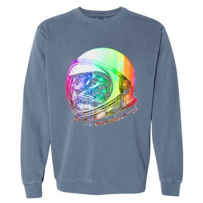 Astronaut Space Cat (Digital Rainbow Version) Garment-Dyed Sweatshirt