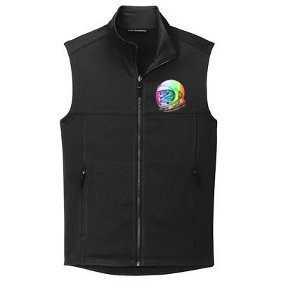 Astronaut Space Cat (Digital Rainbow Version) Collective Smooth Fleece Vest